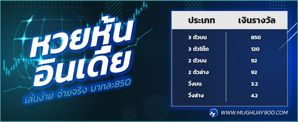 รูปแบบการเล่นหวยอินเดีย พร้อมอัตราจ่ายรางวัล